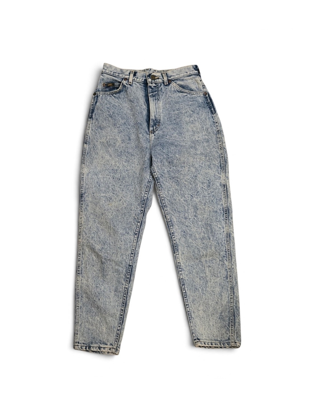 High-Rise Acid Wash Women’s Jeans - Light Blue Vintage LEE